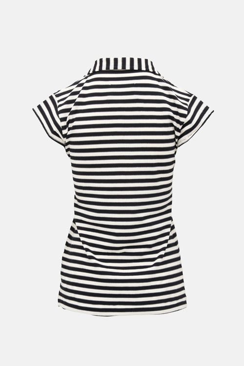 Maison Margiela Striped Cap Sleeve Top