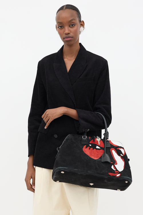 Maison Margiela Suede 5AC Face Bag