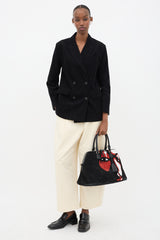 Maison Margiela Suede 5AC Face Bag
