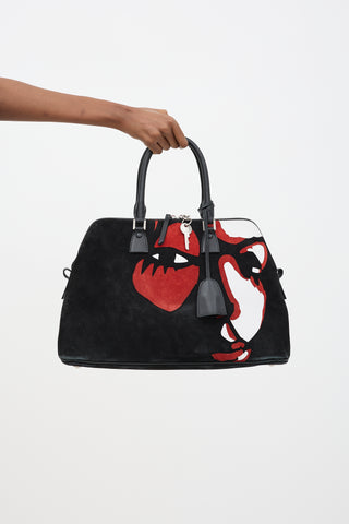 Maison Margiela Suede 5AC Face Bag