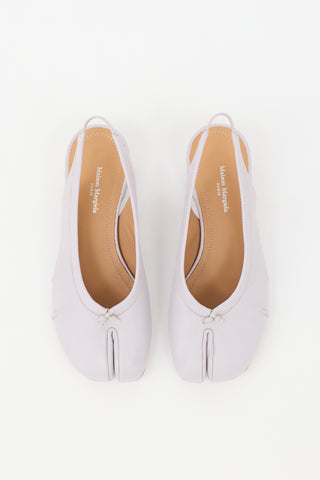 Maison Margiela Leather Tabi Slingback Pump