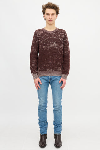 Maison Margiela Wool Intarsia Sweater