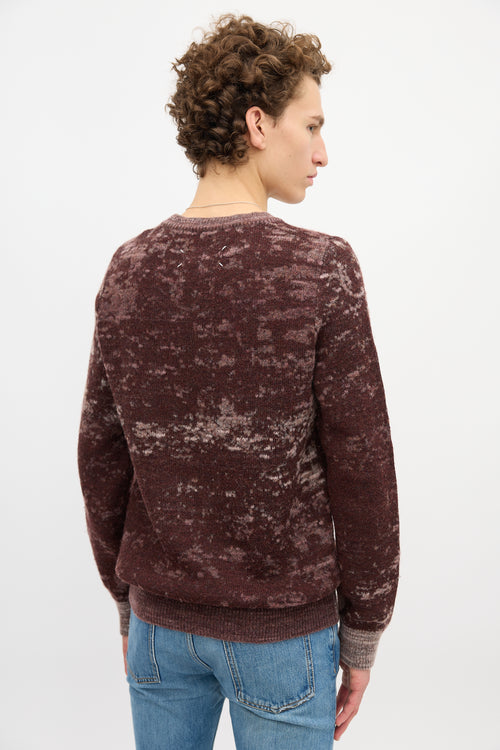 Maison Margiela Wool Intarsia Sweater