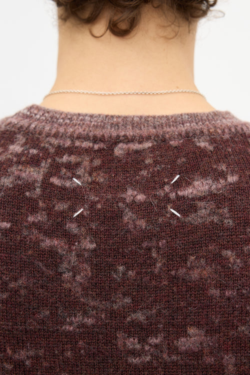 Maison Margiela Wool Intarsia Sweater