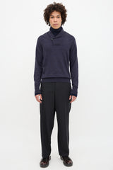 Maison Margiela Wool Shawl Collar Sweater
