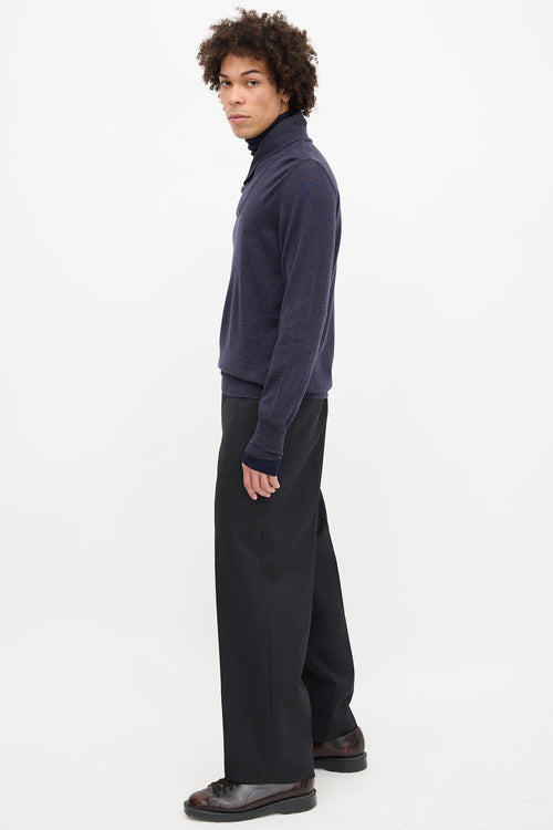 Maison Margiela Wool Shawl Collar Sweater