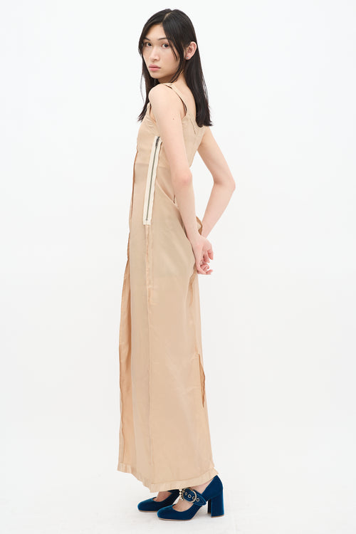 Maison Margiela X H&M Gold Lining Maxi Dress