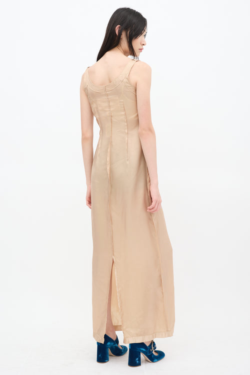 Maison Margiela X H&M Gold Lining Maxi Dress