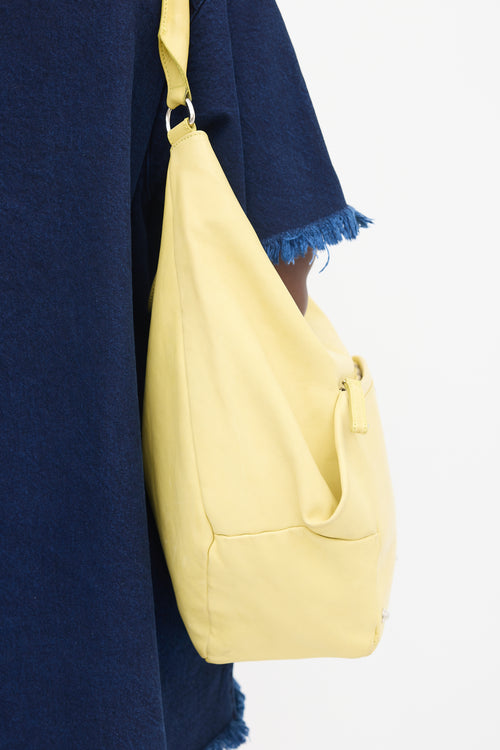 Maison Margiela Yellow Leather Shoulder Bag