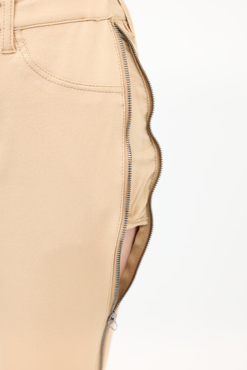 Maison Margiela Zipped Outseam Stirrup Pant