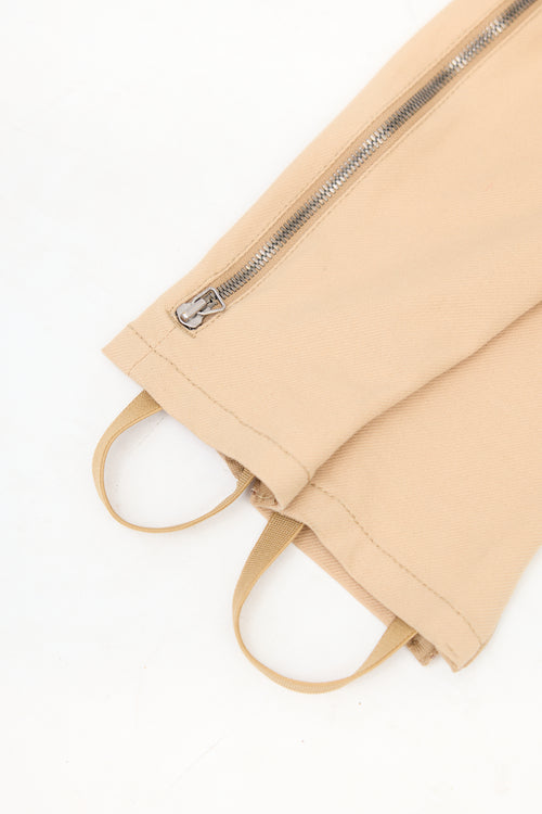 Maison Margiela Zipped Outseam Stirrup Pant