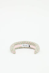 Maison Michel Tweed Metallic Headband