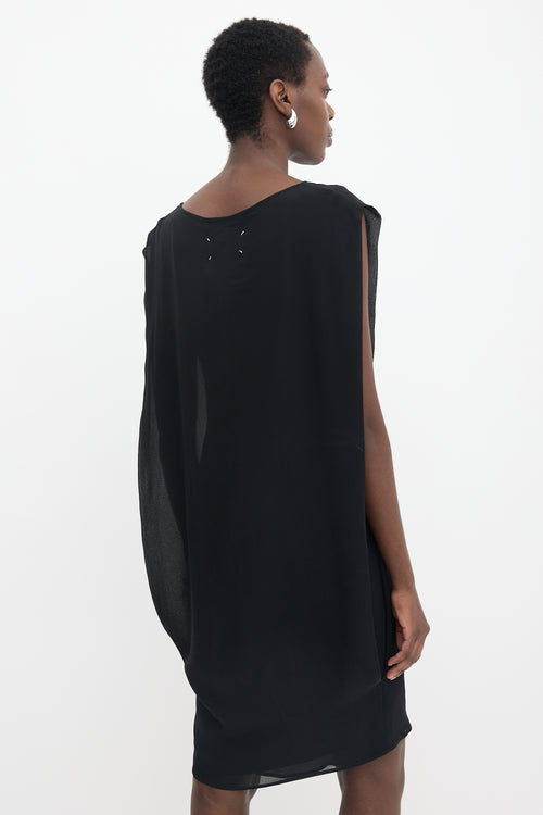 Maison Margiela 2009 Silk Crepe Layered Dress