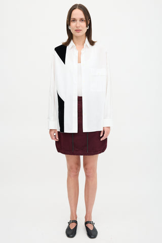 Maison Margiela 2015 Velvet Panel Shirt