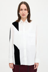 Maison Margiela 2015 Velvet Panel Shirt