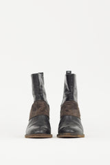 Maison Margiela Black & Brown Leather Boot