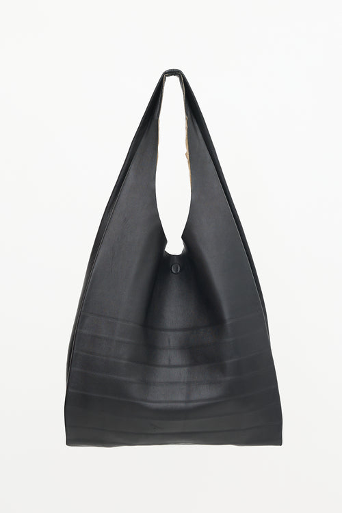 Maison Margiela Creased Leather Tote Bag