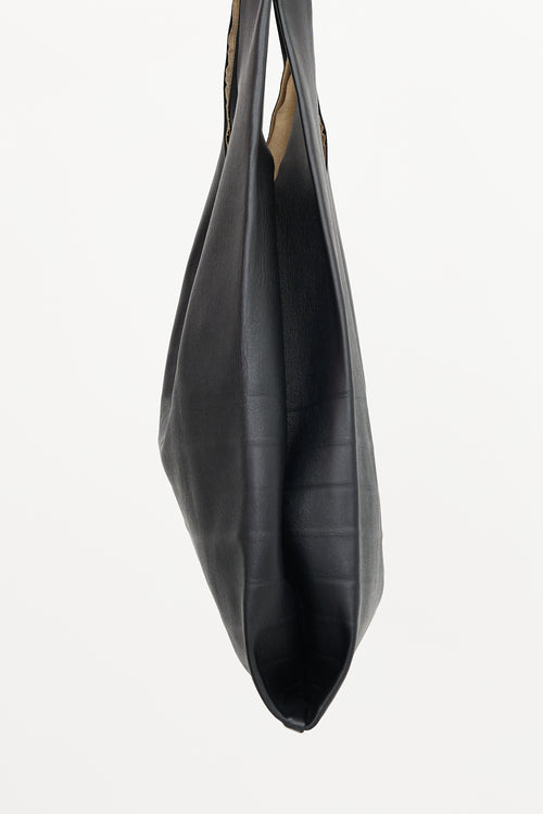 Maison Margiela Creased Leather Tote Bag