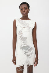 Maison Margiela Distressed Knit Dress