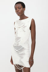 Maison Margiela Distressed Knit Dress