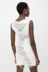 Maison Margiela Distressed Knit Dress