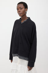 Maison Margiela Distressed Layered Sweatshirt