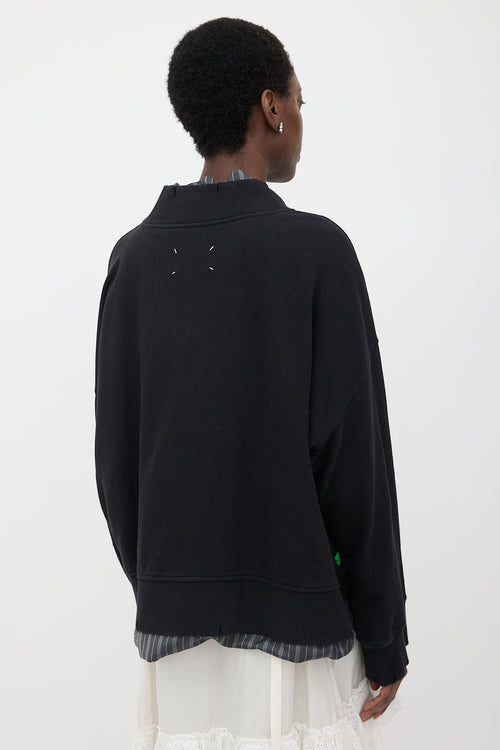 Maison Margiela Distressed Layered Sweatshirt