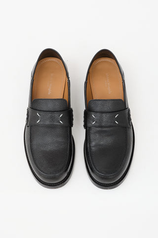 Maison Margiela Grained Leather Stitch Loafer