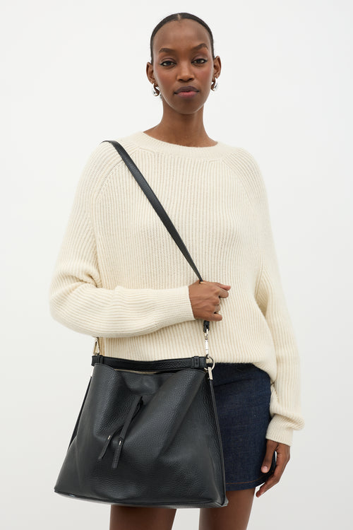 Maison Margiela Leather Large Offset Bucket Bag