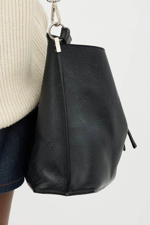 Maison Margiela Leather Large Offset Bucket Bag