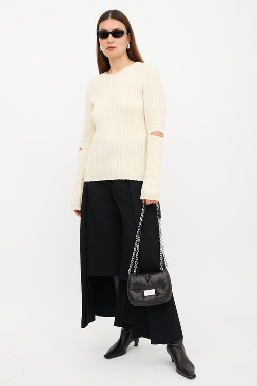 Maison Margiela Leather Small Glam Slam Flap Bag