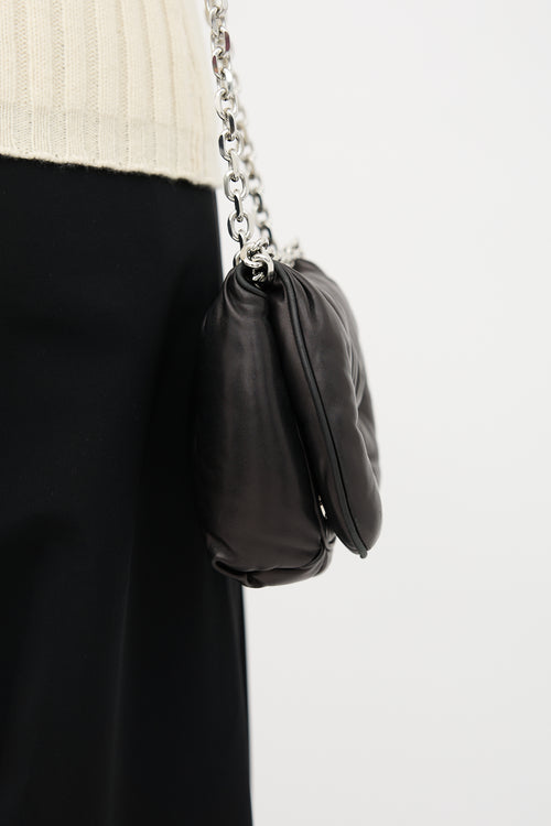 Maison Margiela Leather Small Glam Slam Flap Bag