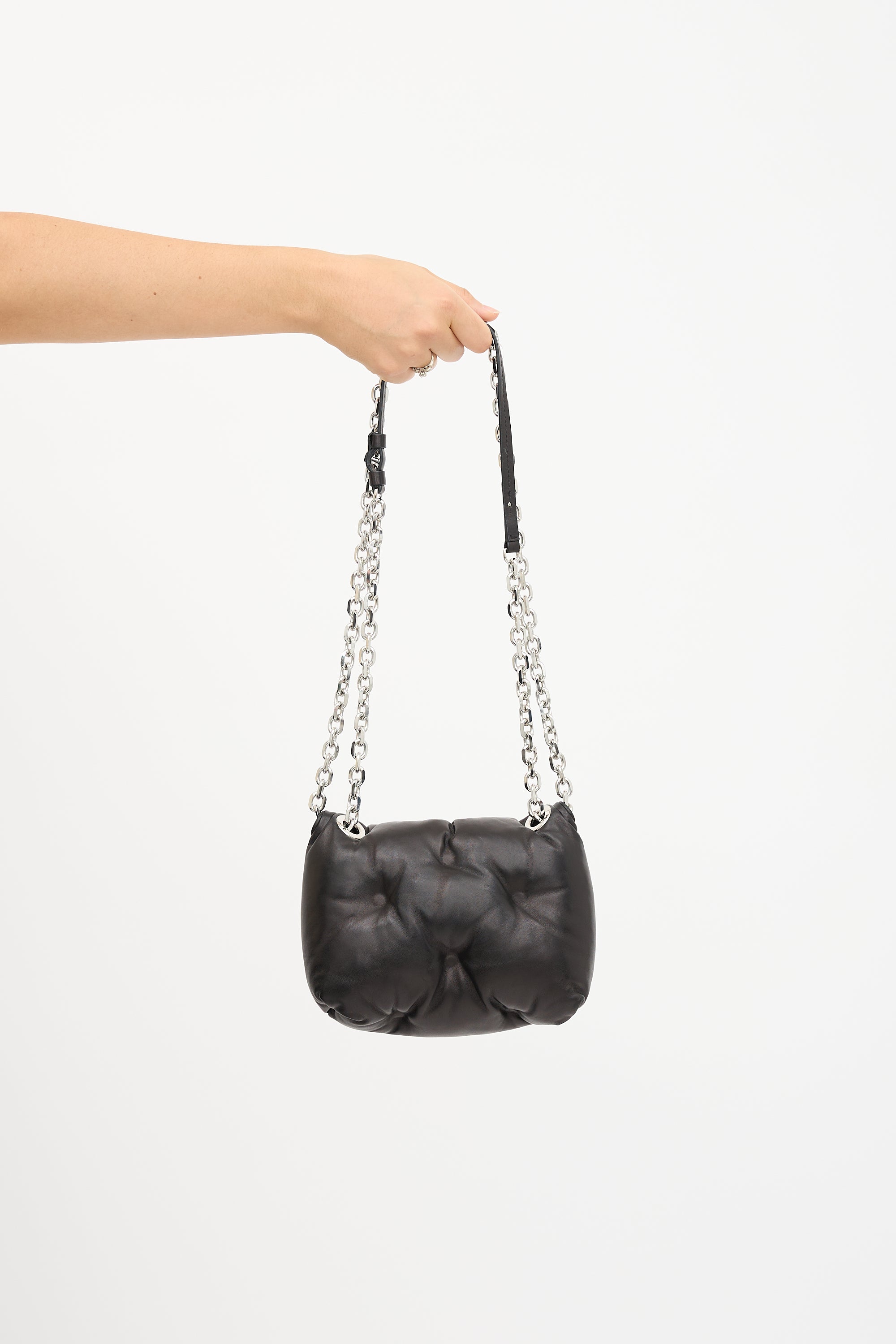 Maison Margiela // Leather Small Glam Slam Flap Bag – VSP Consignment