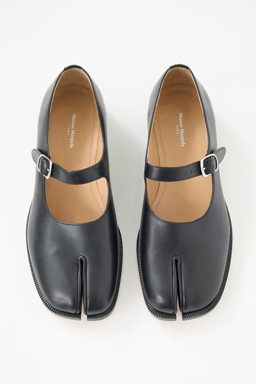Maison Margiela Leather Tabi Mary Jane Flat