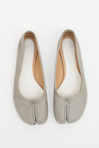 Maison Margiela Leather Tabi Ballerina Flat