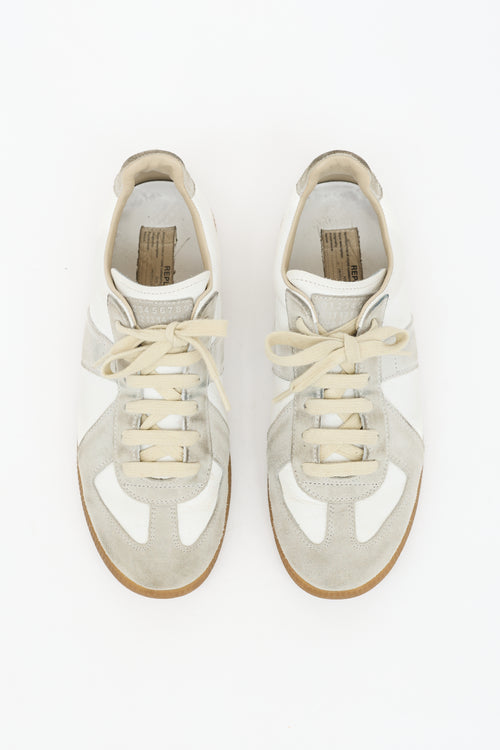 Maison Margiela Leather & Suede Replica Sneaker