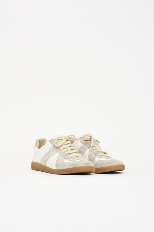 Maison Margiela Leather & Suede Replica Sneaker