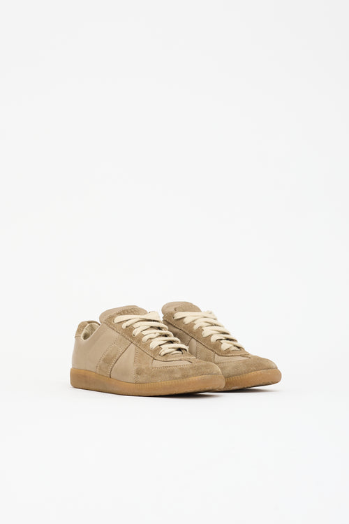 Maison Margiela Leather & Suede Replica Sneaker