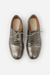Maison Margiela Metallic Leather Lace Up Loafer