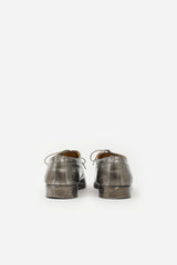 Maison Margiela Metallic Leather Lace Up Loafer