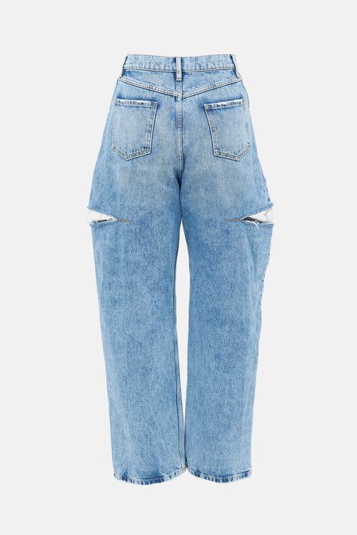 Maison Margiela Mid Wash Distressed Jeans