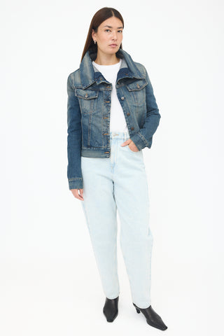 Maison Margiela Oversized Collar Denim Jacket