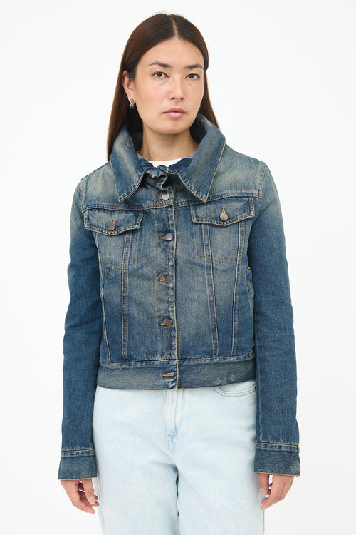 Maison Margiela Oversized Collar Denim Jacket