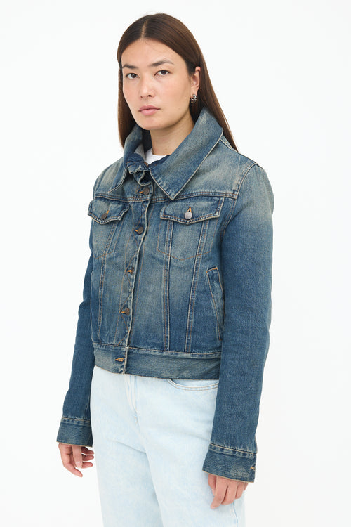 Maison Margiela Oversized Collar Denim Jacket