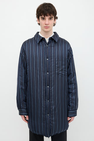 Maison Margiela Padded Stripe Shirt