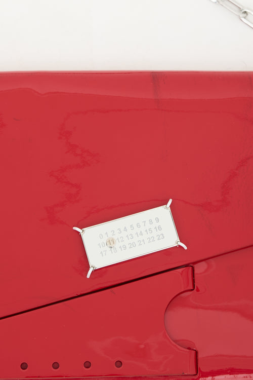 Maison Margiela Patent Snatched Shoulder Bag