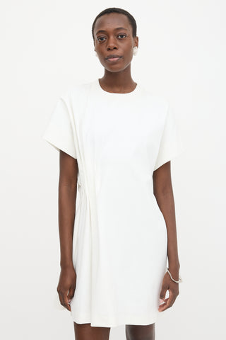 Maison Margiela Pleated T-Shirt Dress