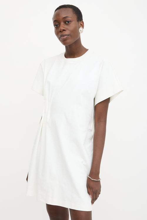 Maison Margiela Pleated T-Shirt Dress
