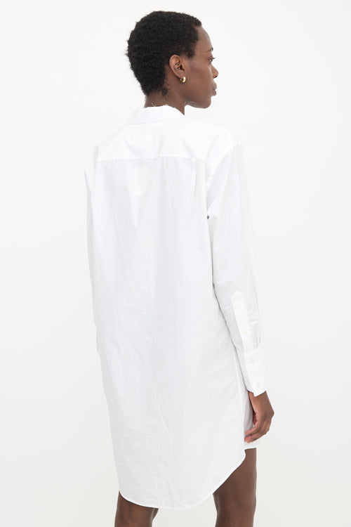 Maison Margiela Poplin Tie Shirt Dress