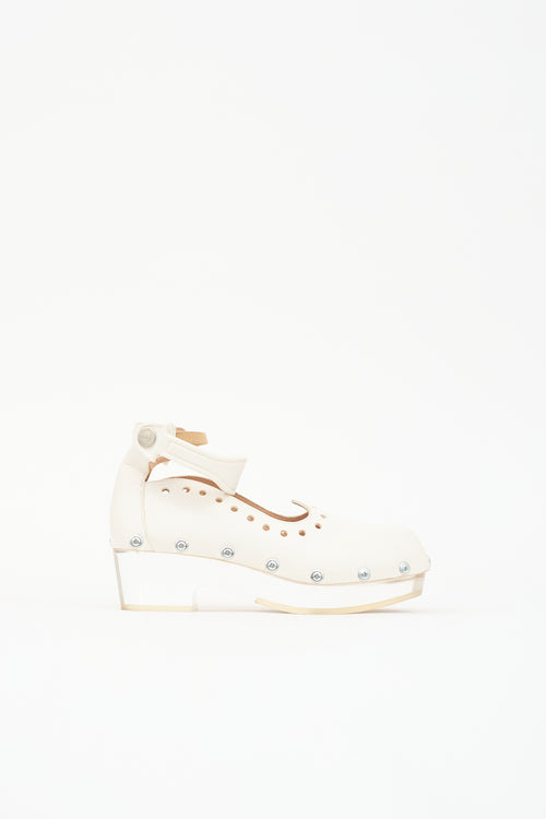 Maison Margiela SS 2017 Leather Lucite Heel